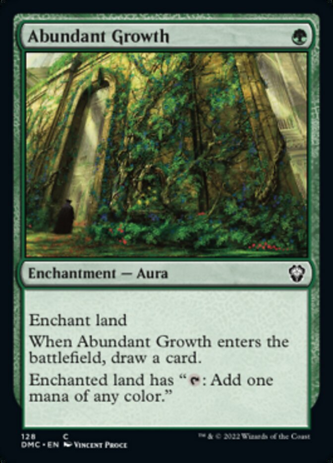 Abundant Growth [Dominaria United Commander] | Jomio and Rueliete's Cards and Comics