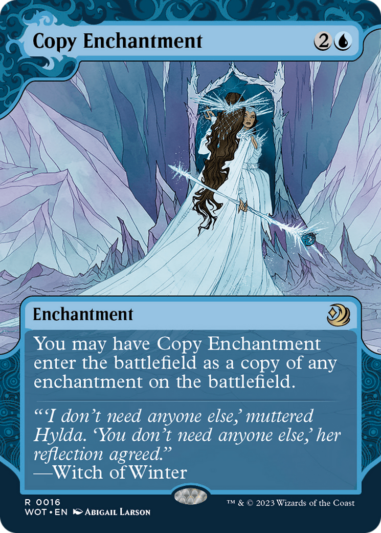 Copy Enchantment [Wilds of Eldraine: Enchanting Tales] | Jomio and Rueliete's Cards and Comics
