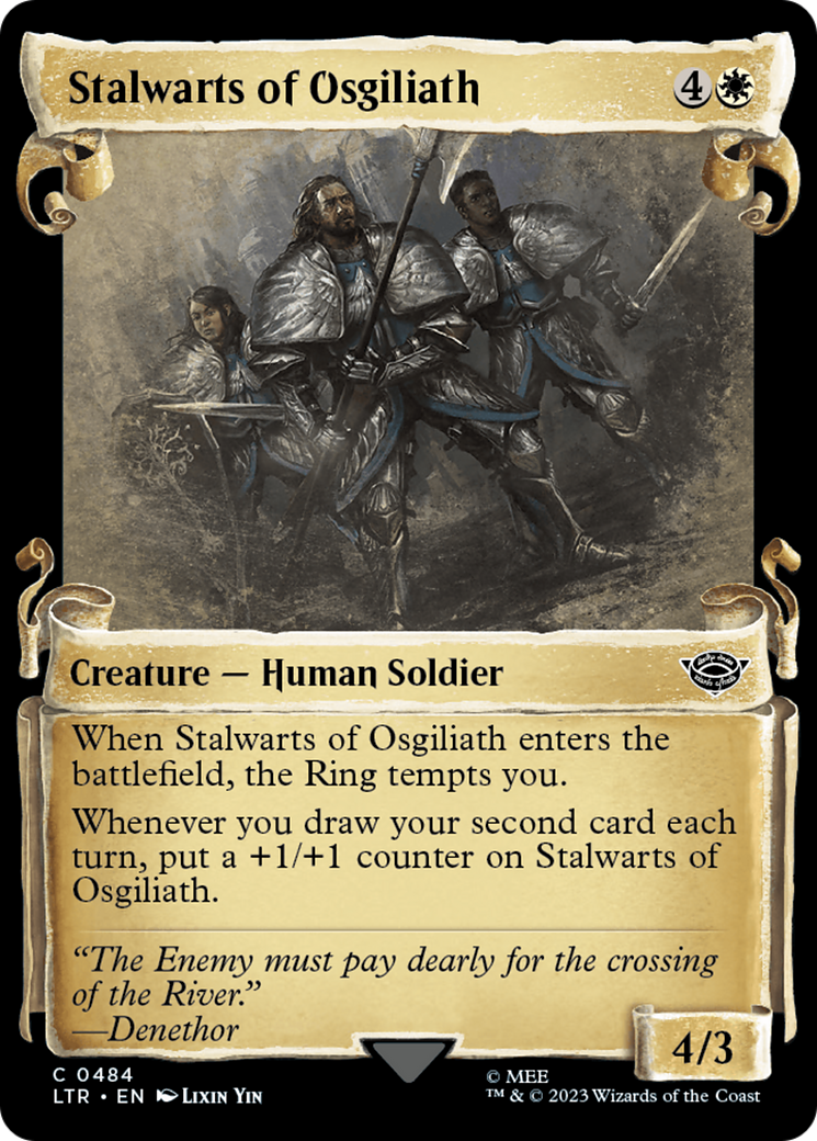 Stalwarts of Osgiliath [The Lord of the Rings: Tales of Middle-Earth Showcase Scrolls] | Jomio and Rueliete's Cards and Comics