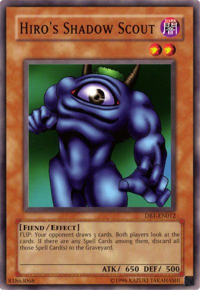 Hiro's Shadow Scout [DB1-EN012] Common | Jomio and Rueliete's Cards and Comics