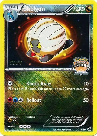 Shelgon (7/20) (Regional Championship Promo Staff) [Black & White: Dragon Vault] | Jomio and Rueliete's Cards and Comics