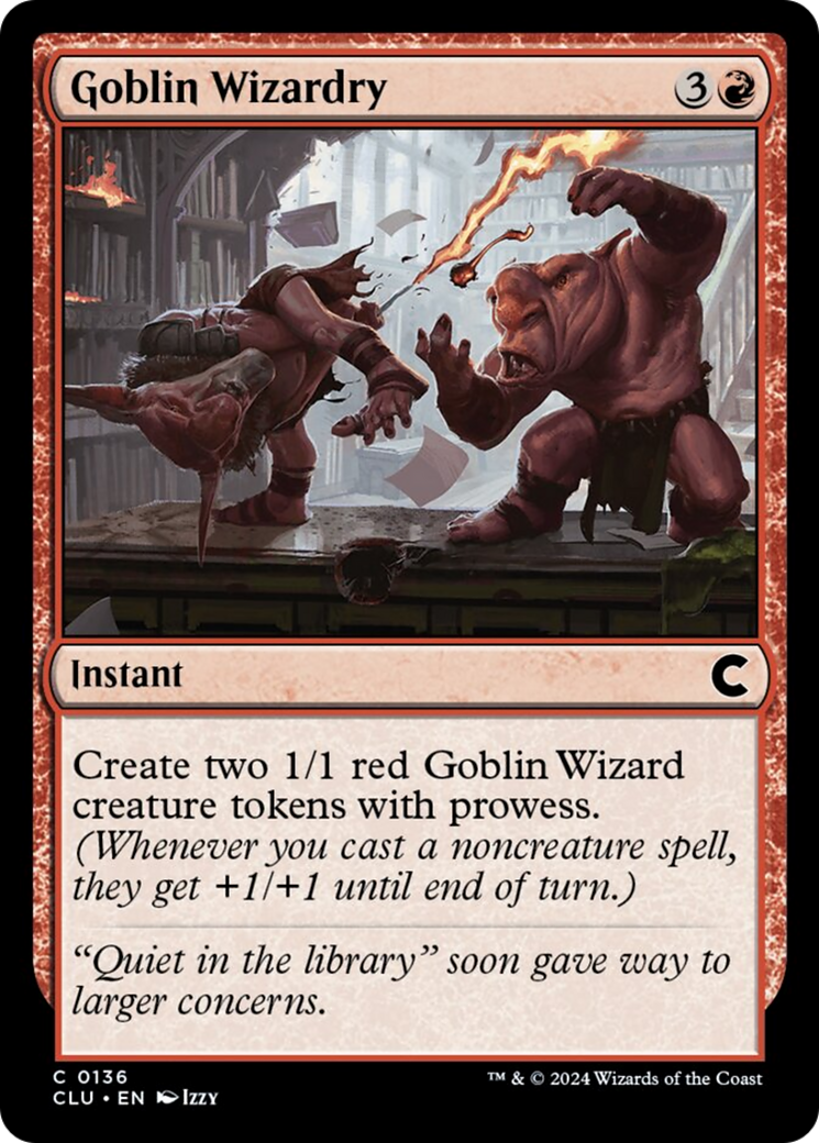 Goblin Wizardry [Ravnica: Clue Edition] | Jomio and Rueliete's Cards and Comics