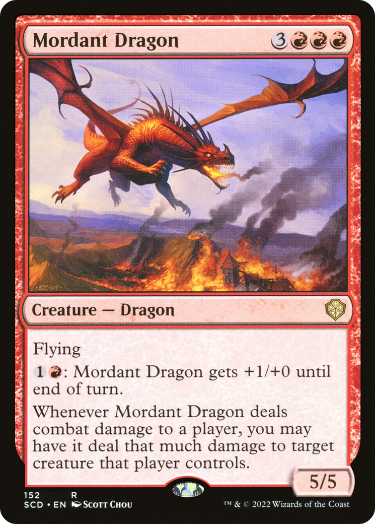 Mordant Dragon [Starter Commander Decks] | Jomio and Rueliete's Cards and Comics