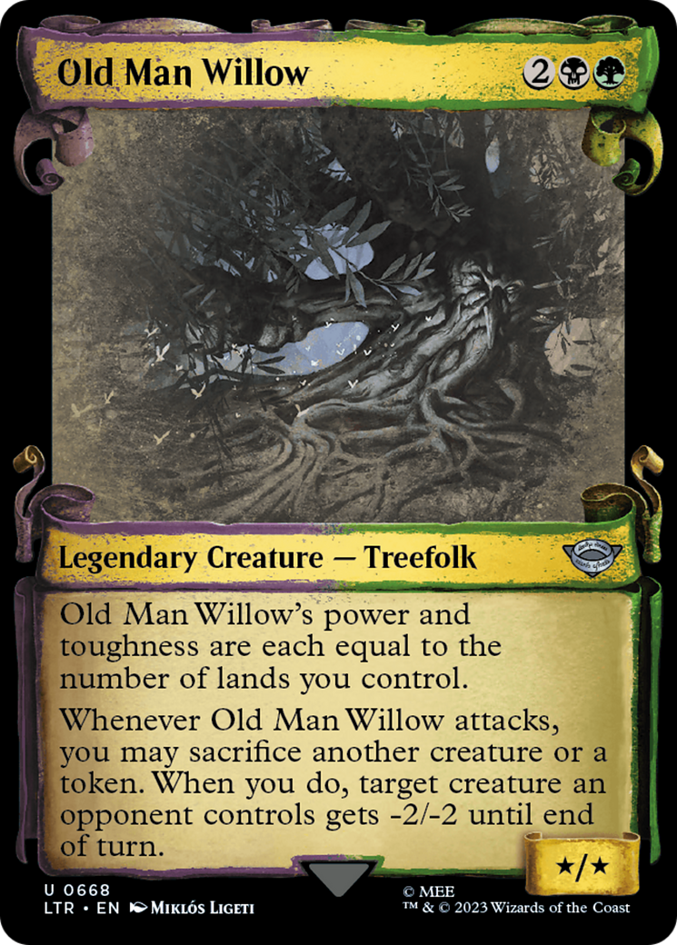 Old Man Willow [The Lord of the Rings: Tales of Middle-Earth Showcase Scrolls] | Jomio and Rueliete's Cards and Comics