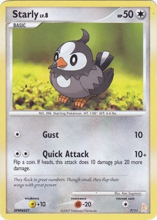 Starly (7/11) [Diamond & Pearl: Trainer Kit - Lucario] | Jomio and Rueliete's Cards and Comics