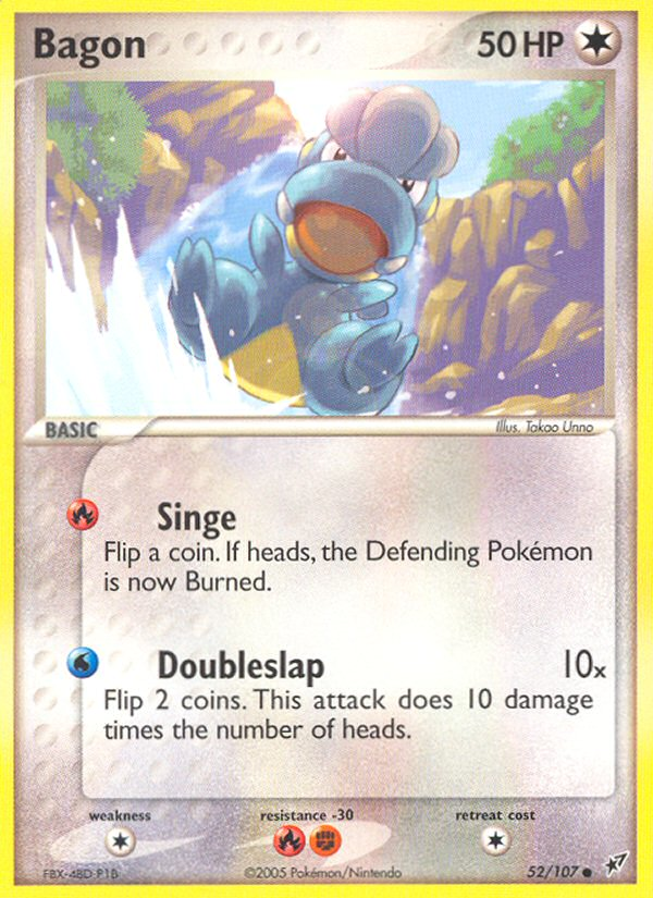 Bagon (52/107) [EX: Deoxys] | Jomio and Rueliete's Cards and Comics