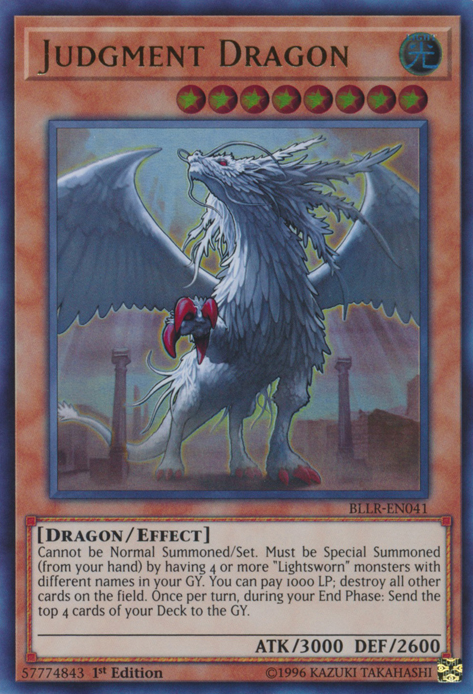 Judgment Dragon [BLLR-EN041] Ultra Rare | Jomio and Rueliete's Cards and Comics