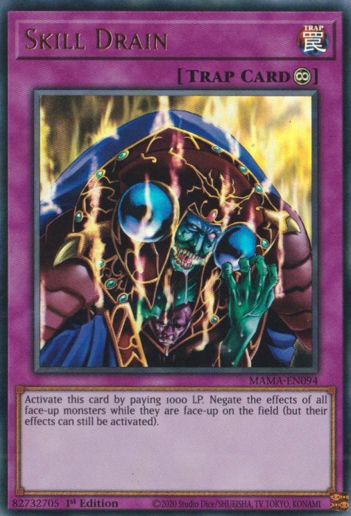 Skill Drain [MAMA-EN094] Ultra Rare | Jomio and Rueliete's Cards and Comics