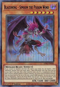 Blackwing - Simoon the Poison Wind (Purple) [LDS2-EN040] Ultra Rare | Jomio and Rueliete's Cards and Comics