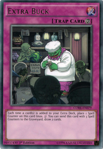 Extra Buck [CORE-EN079] Rare | Jomio and Rueliete's Cards and Comics