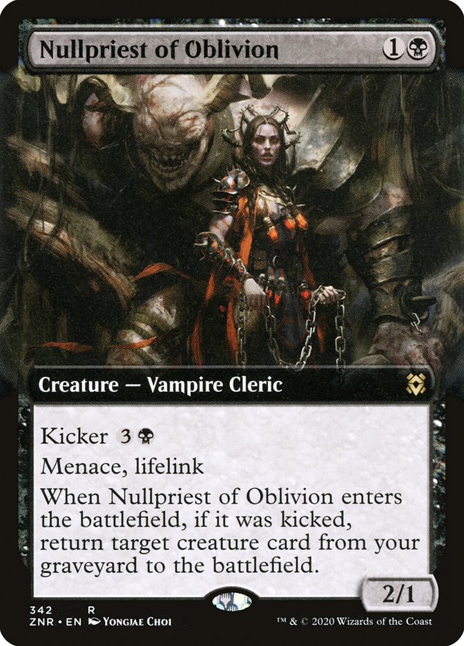 Nullpriest of Oblivion (Extended Art) [Zendikar Rising] | Jomio and Rueliete's Cards and Comics