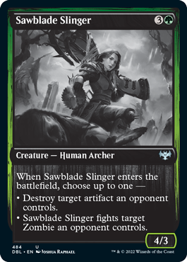 Sawblade Slinger [Innistrad: Double Feature] | Jomio and Rueliete's Cards and Comics