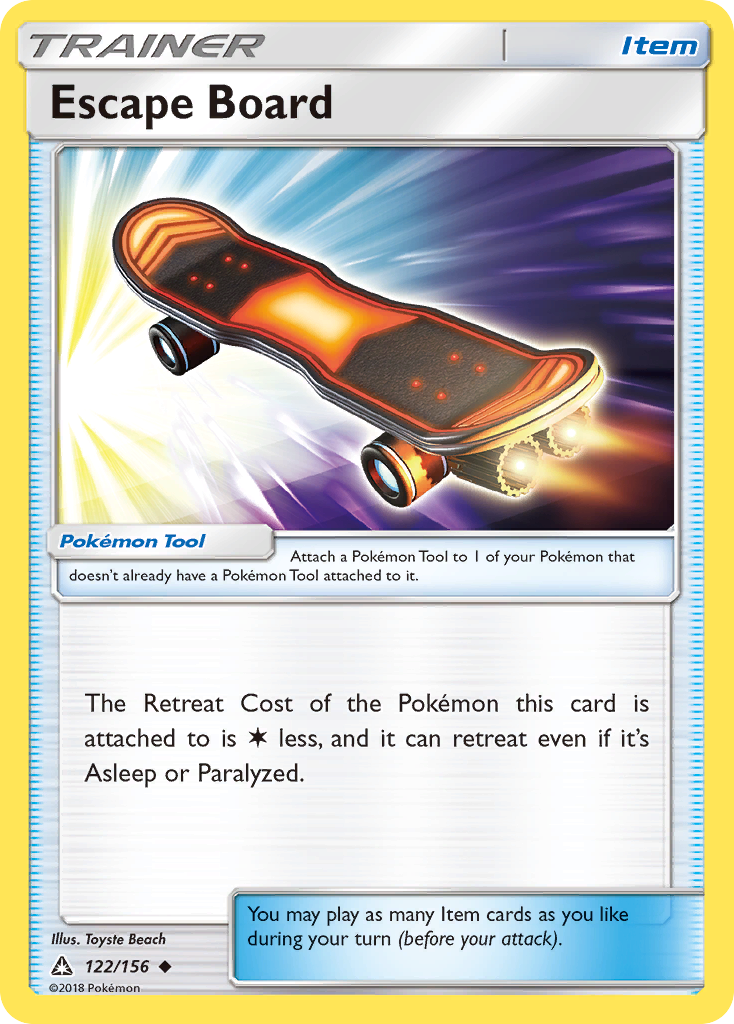 Escape Board (122/156) [Sun & Moon: Ultra Prism] | Jomio and Rueliete's Cards and Comics
