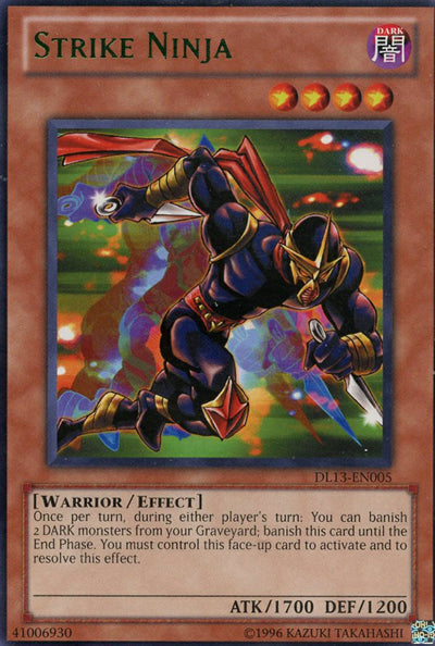 Strike Ninja (Green) [DL13-EN005] Rare | Jomio and Rueliete's Cards and Comics