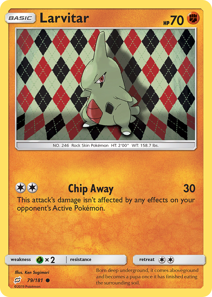 Larvitar (79/181) [Sun & Moon: Team Up] | Jomio and Rueliete's Cards and Comics