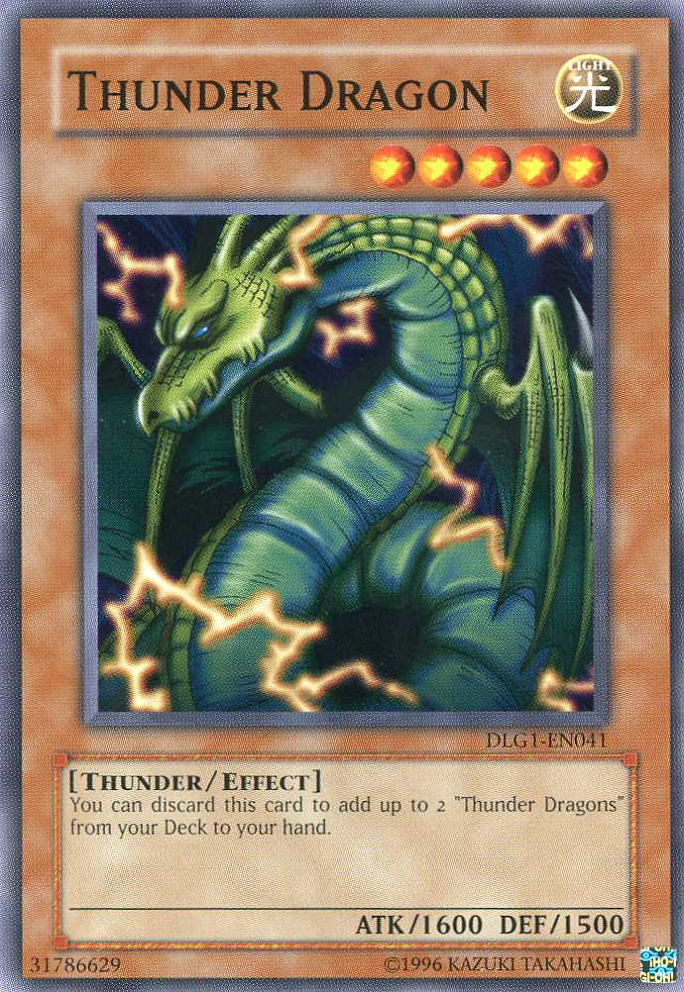 Thunder Dragon [DLG1-EN041] Common | Jomio and Rueliete's Cards and Comics