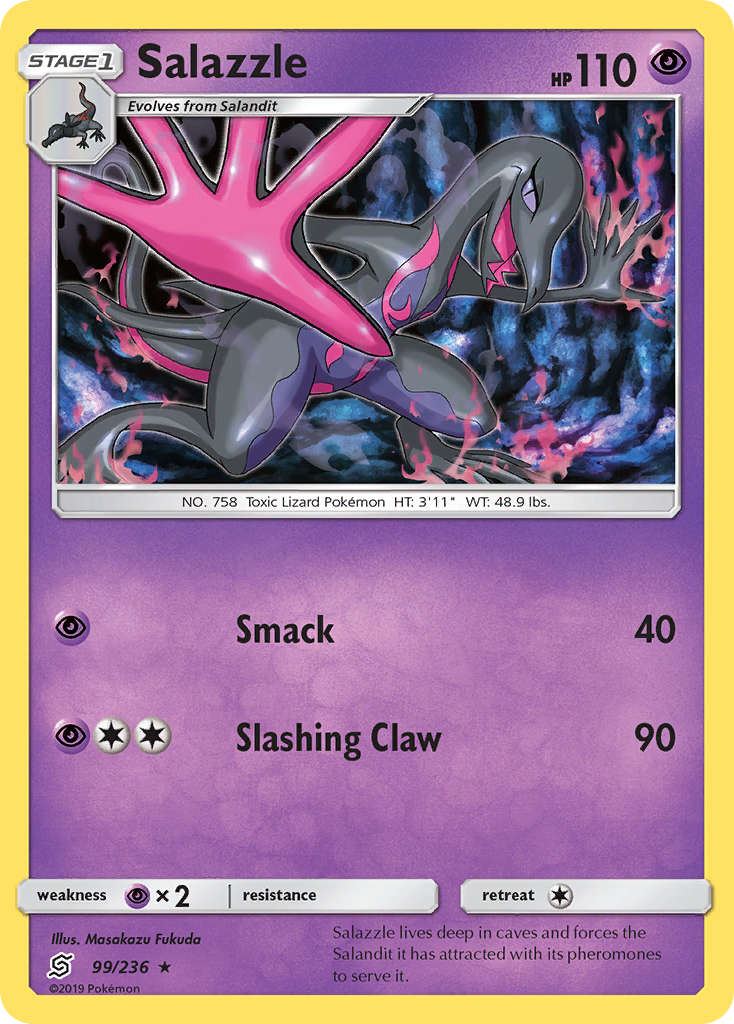 Salazzle (99/236) [Sun & Moon: Unified Minds] | Jomio and Rueliete's Cards and Comics