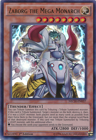 Zaborg the Mega Monarch [NECH-EN037] Ultra Rare | Jomio and Rueliete's Cards and Comics