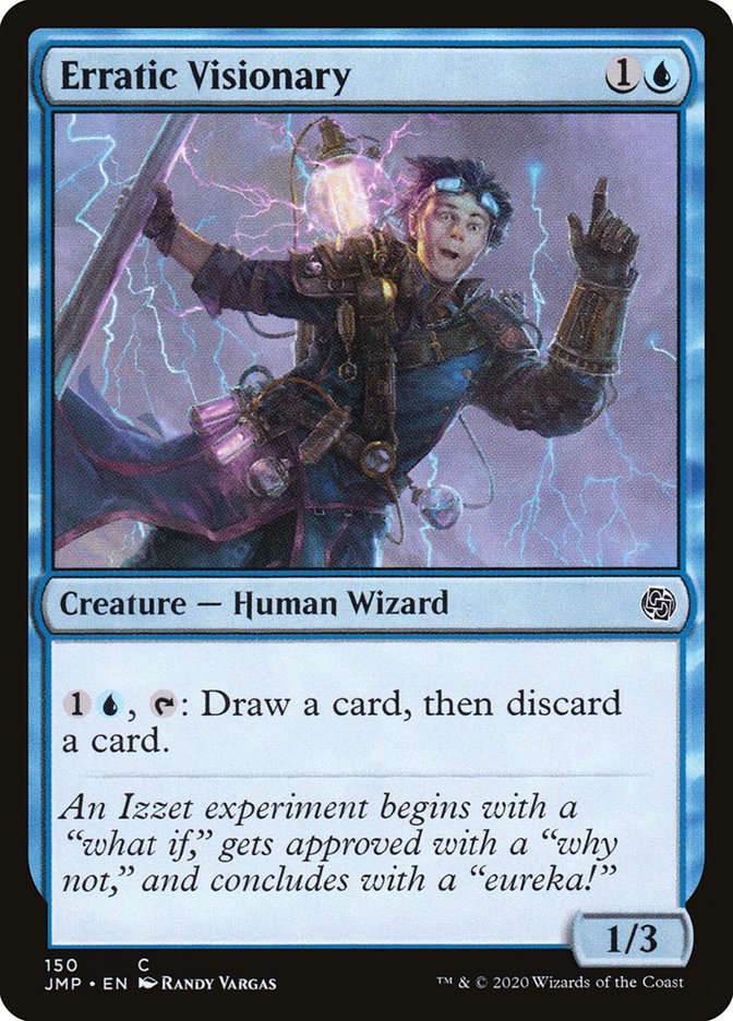 Erratic Visionary [Jumpstart] | Jomio and Rueliete's Cards and Comics