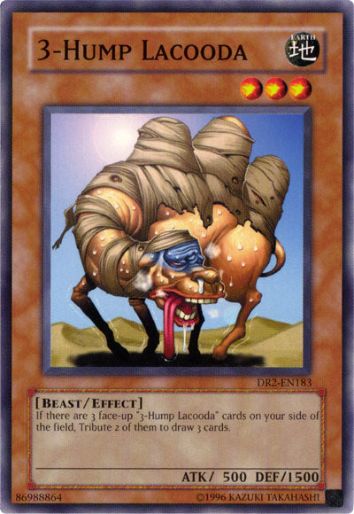 3-Hump Lacooda [DR2-EN183] Common | Jomio and Rueliete's Cards and Comics