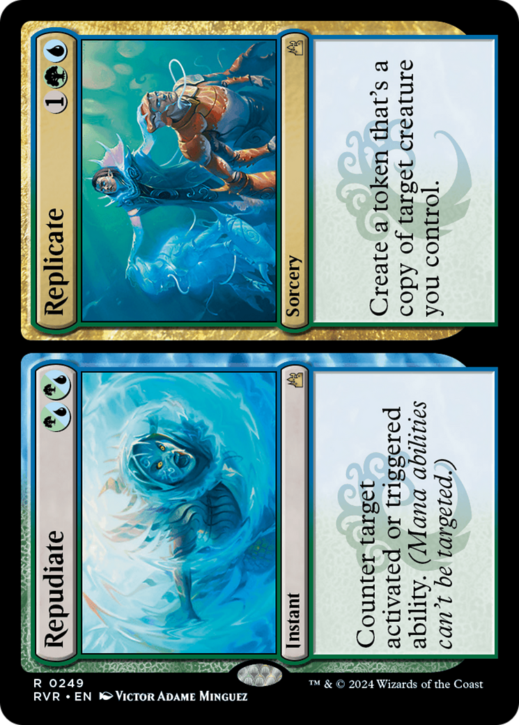 Repudiate // Replicate [Ravnica Remastered] | Jomio and Rueliete's Cards and Comics