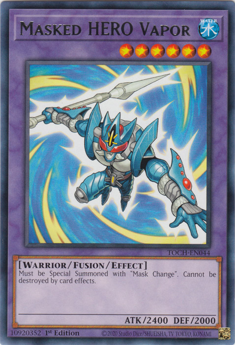 Masked HERO Vapor [TOCH-EN044] Rare | Jomio and Rueliete's Cards and Comics