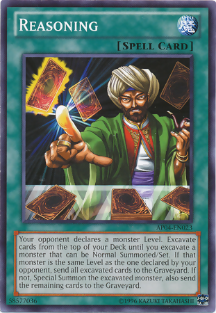 Reasoning [AP04-EN023] Common | Jomio and Rueliete's Cards and Comics