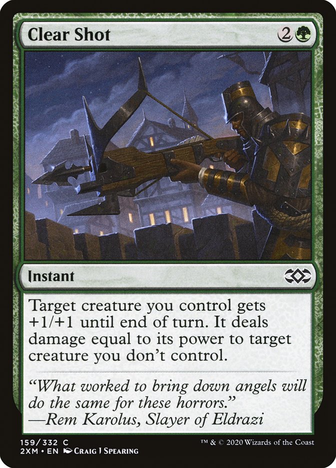 Clear Shot [Double Masters] | Jomio and Rueliete's Cards and Comics