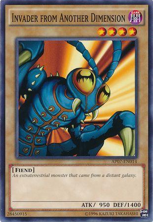 Invader from Another Dimension [AP07-EN014] Common | Jomio and Rueliete's Cards and Comics