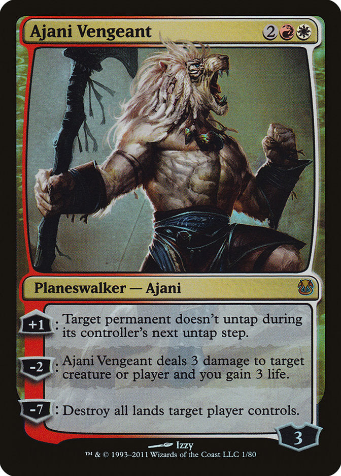 Ajani Vengeant [Duel Decks: Ajani vs. Nicol Bolas] | Jomio and Rueliete's Cards and Comics