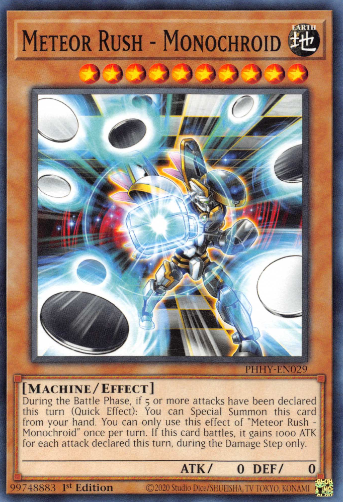Meteor Rush - Monochroid [PHHY-EN029] Common | Jomio and Rueliete's Cards and Comics