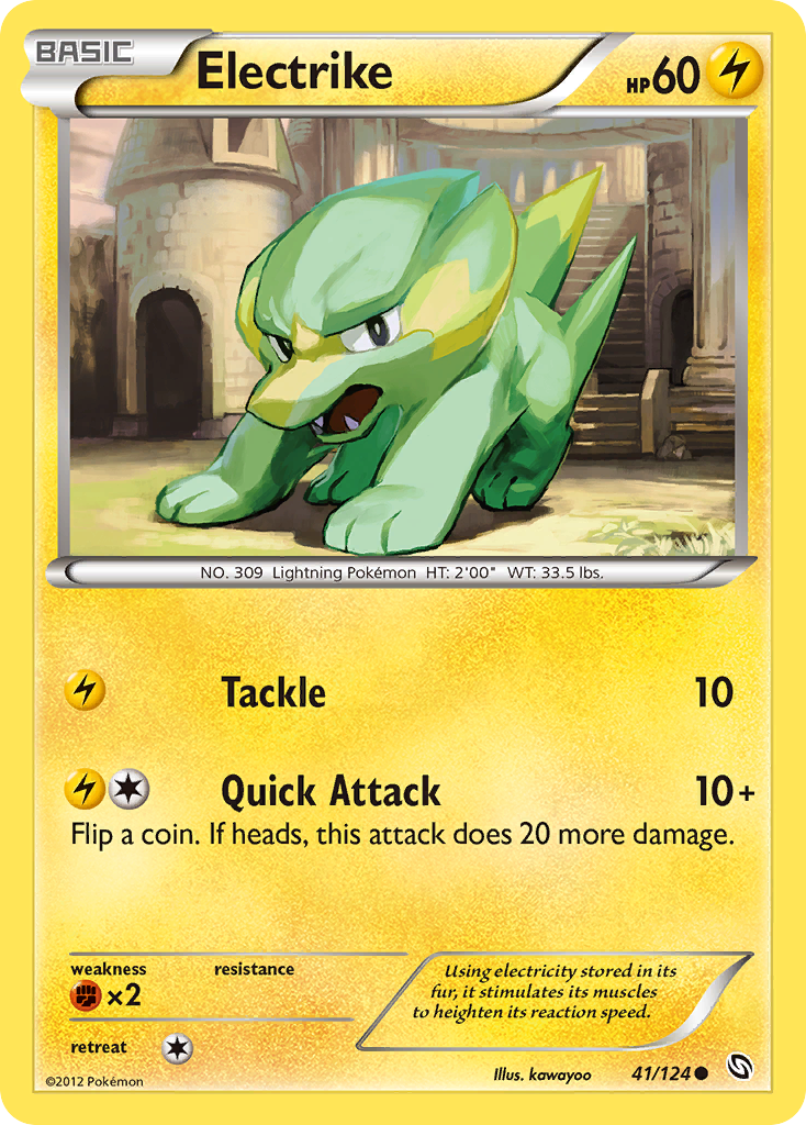 Electrike (41/124) [Black & White: Dragons Exalted] | Jomio and Rueliete's Cards and Comics