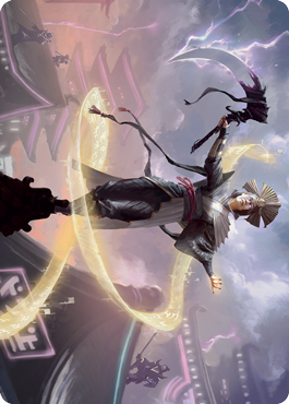 Naomi, Pillar of Order Art Card [Kamigawa: Neon Dynasty Art Series] | Jomio and Rueliete's Cards and Comics