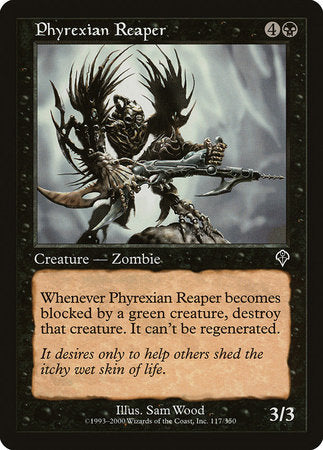 Phyrexian Reaper [Invasion] | Jomio and Rueliete's Cards and Comics