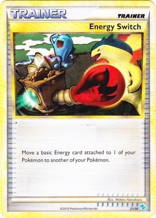 Energy Switch (21/30) [HeartGold & SoulSilver: Trainer Kit - Gyarados] | Jomio and Rueliete's Cards and Comics