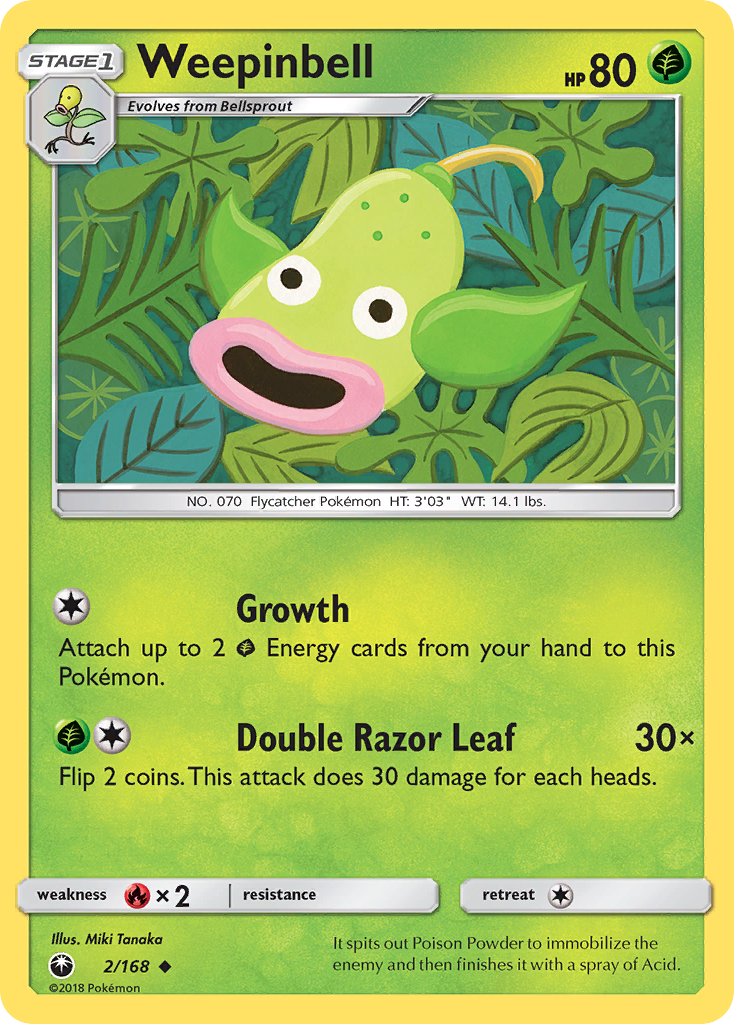 Weepinbell (2/168) [Sun & Moon: Celestial Storm] | Jomio and Rueliete's Cards and Comics
