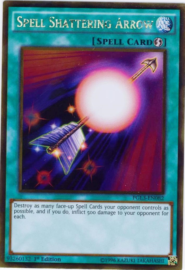 Spell Shattering Arrow [PGL3-EN082] Gold Rare | Jomio and Rueliete's Cards and Comics