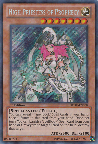 High Priestess of Prophecy [REDU-EN020] Secret Rare | Jomio and Rueliete's Cards and Comics