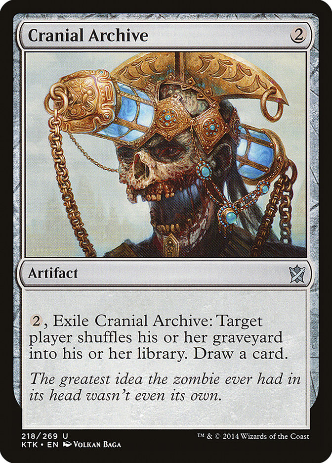 Cranial Archive [Khans of Tarkir] | Jomio and Rueliete's Cards and Comics