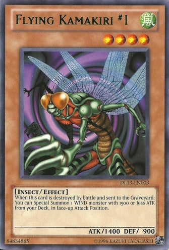 Flying Kamakiri 1 (Green) [DL13-EN003] Rare | Jomio and Rueliete's Cards and Comics