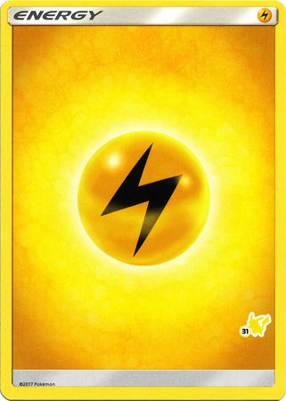 Lightning Energy (Pikachu Stamp #31) [Battle Academy 2020] | Jomio and Rueliete's Cards and Comics