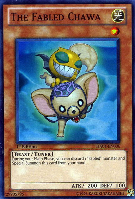 The Fabled Chawa [HA04-EN006] Super Rare | Jomio and Rueliete's Cards and Comics