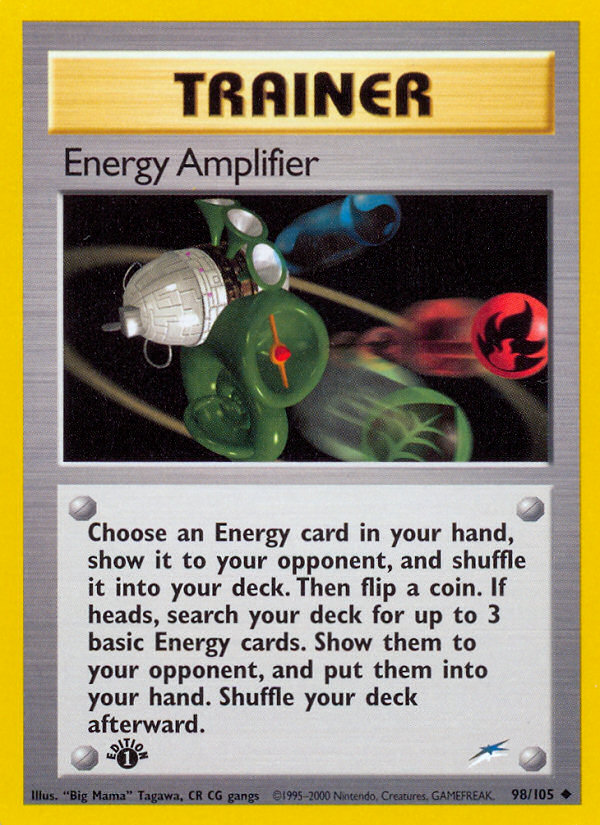 Energy Amplifier (98/105) [Neo Destiny 1st Edition] | Jomio and Rueliete's Cards and Comics