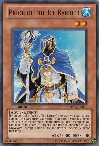 Prior of the Ice Barrier [PHSW-EN030] Common | Jomio and Rueliete's Cards and Comics