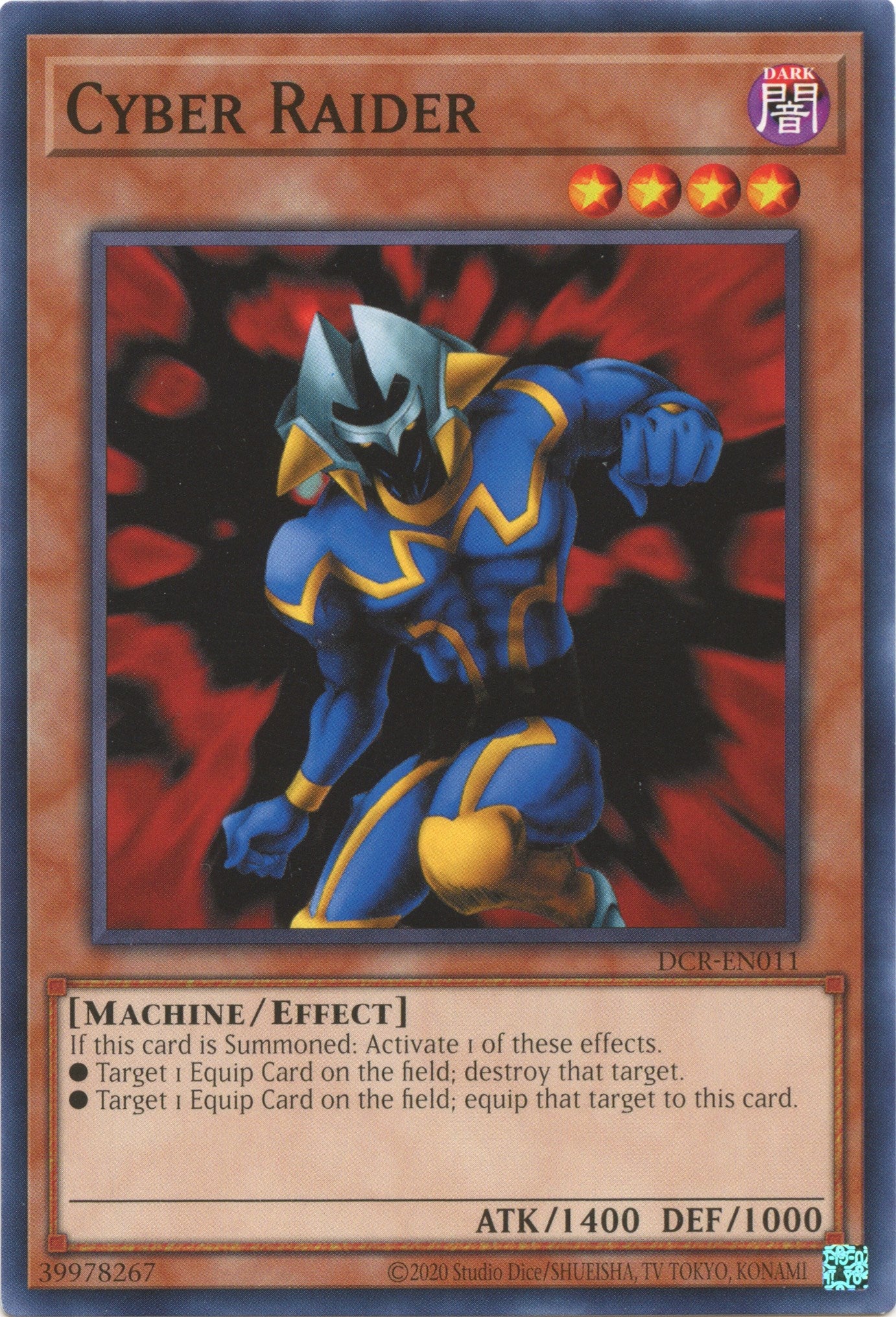 Cyber Raider (25th Anniversary) [DCR-EN011] Common | Jomio and Rueliete's Cards and Comics
