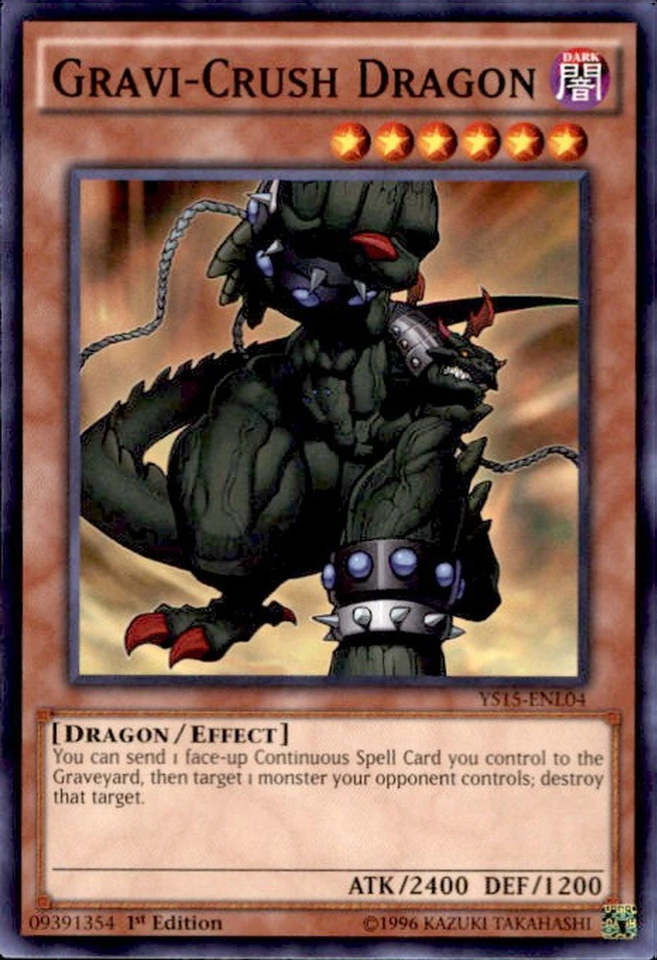 Gravi-Crush Dragon [YS15-ENL04] Common | Jomio and Rueliete's Cards and Comics