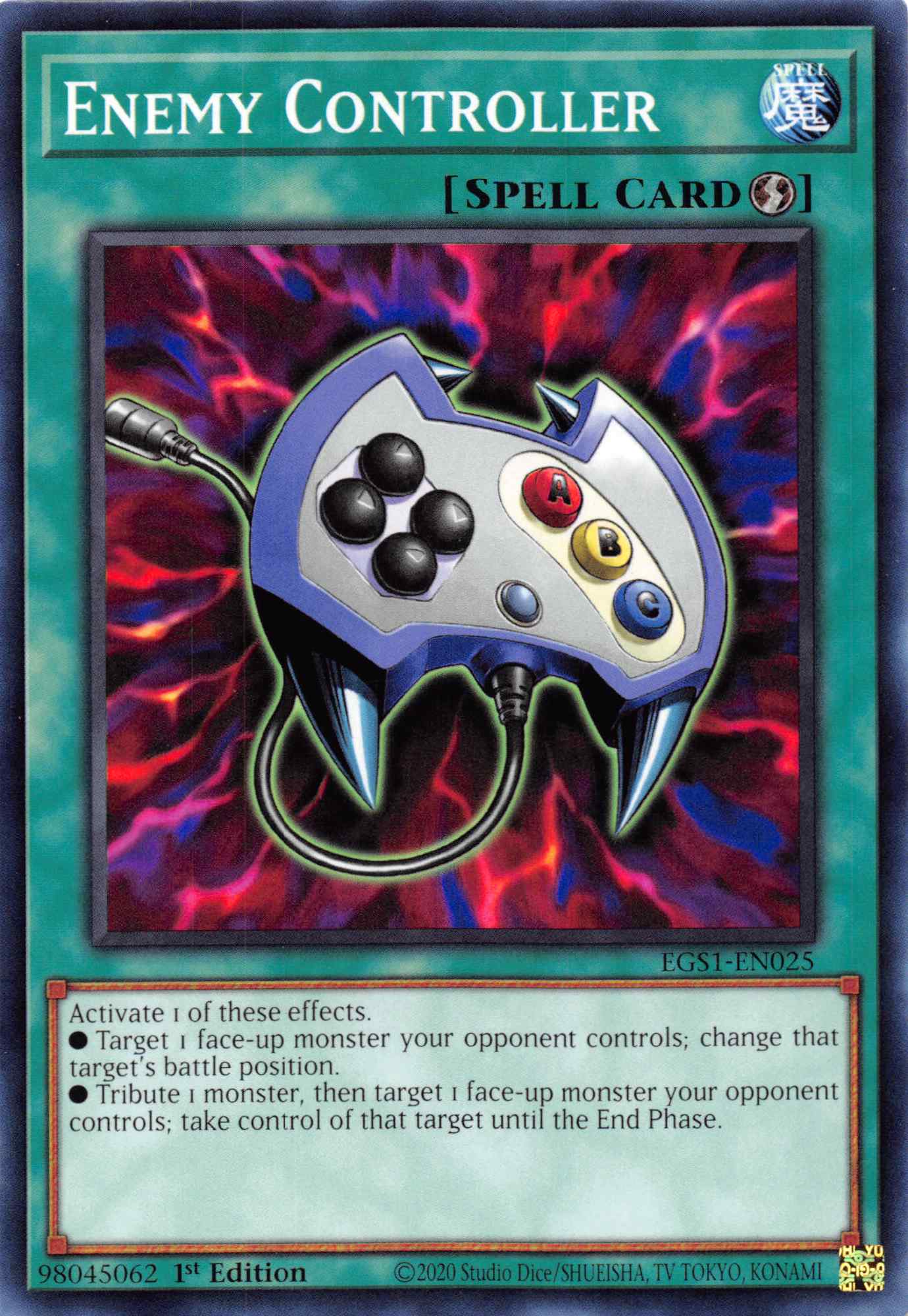 Enemy Controller [EGS1-EN025] Common | Jomio and Rueliete's Cards and Comics