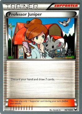 Professor Juniper (98/108) (Ultimate Team Plasma - Yugo Sato) [World Championships 2013] | Jomio and Rueliete's Cards and Comics