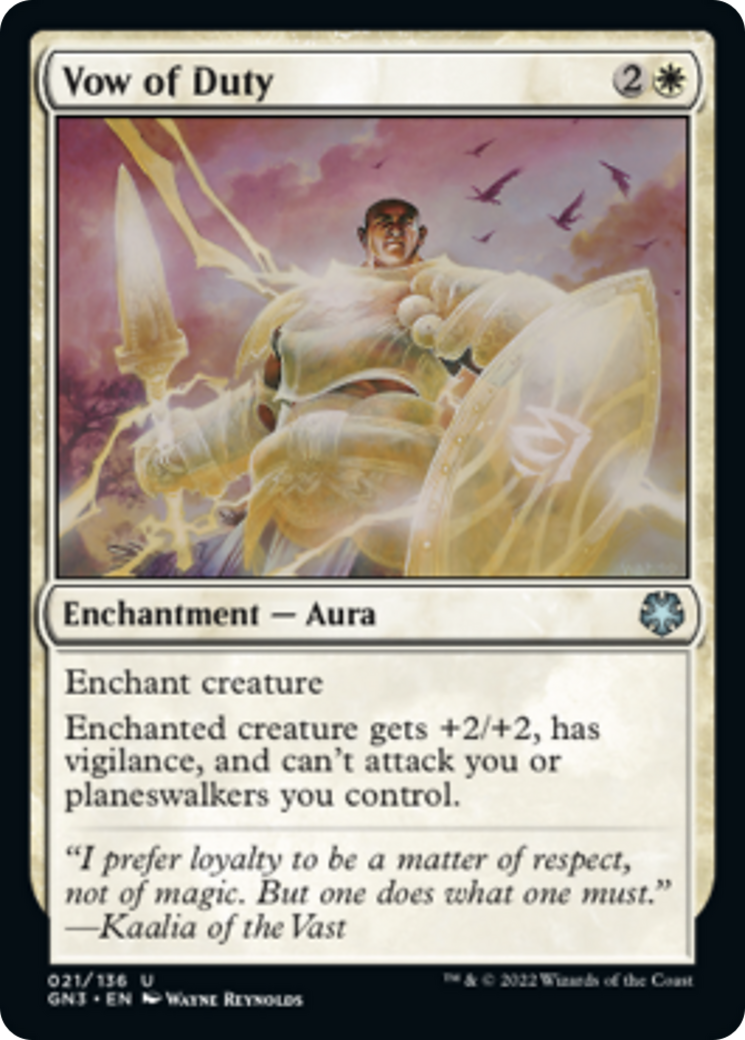 Vow of Duty [Game Night: Free-for-All] | Jomio and Rueliete's Cards and Comics