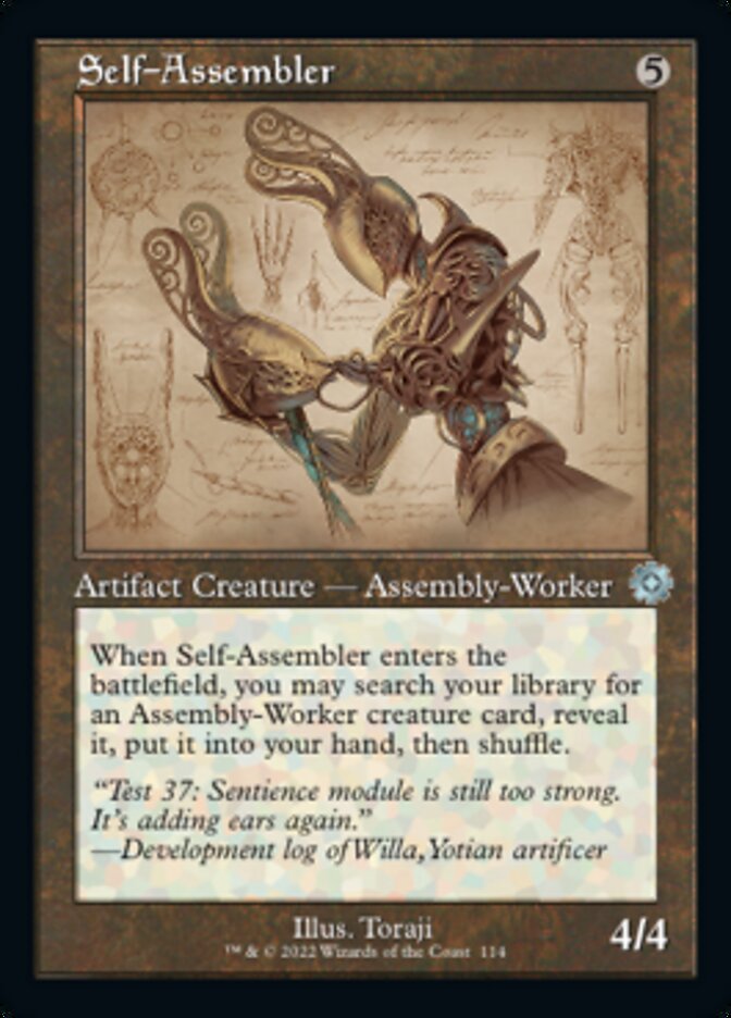 Self-Assembler (Retro Schematic) [The Brothers' War Retro Artifacts] | Jomio and Rueliete's Cards and Comics